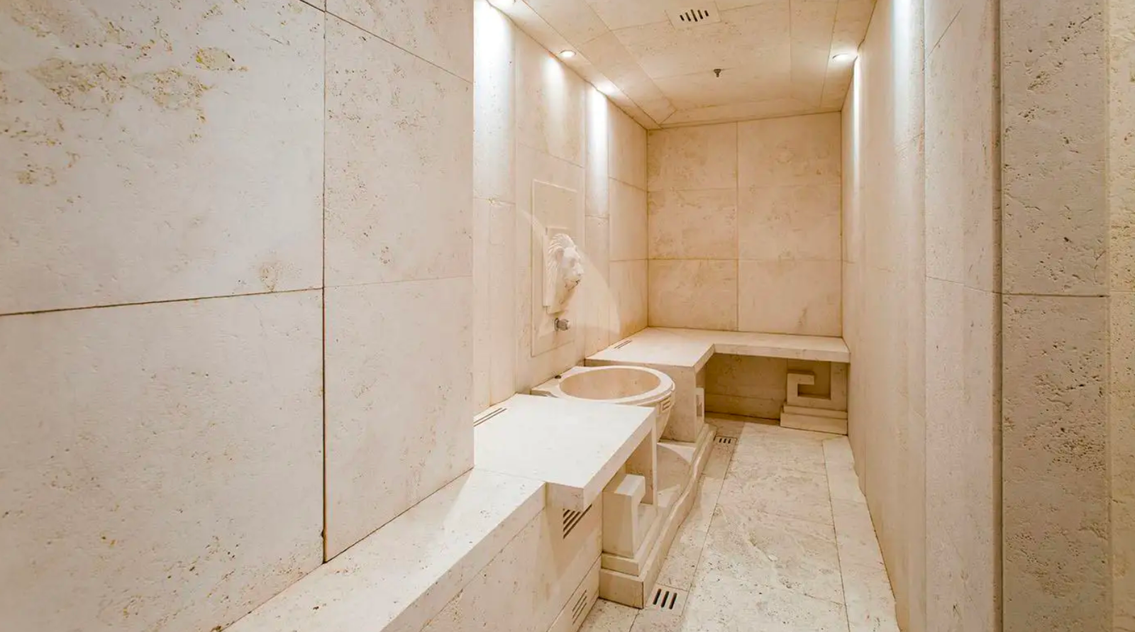 Luxury full beam master suite on the Lioness V superyacht with Argent Design styling