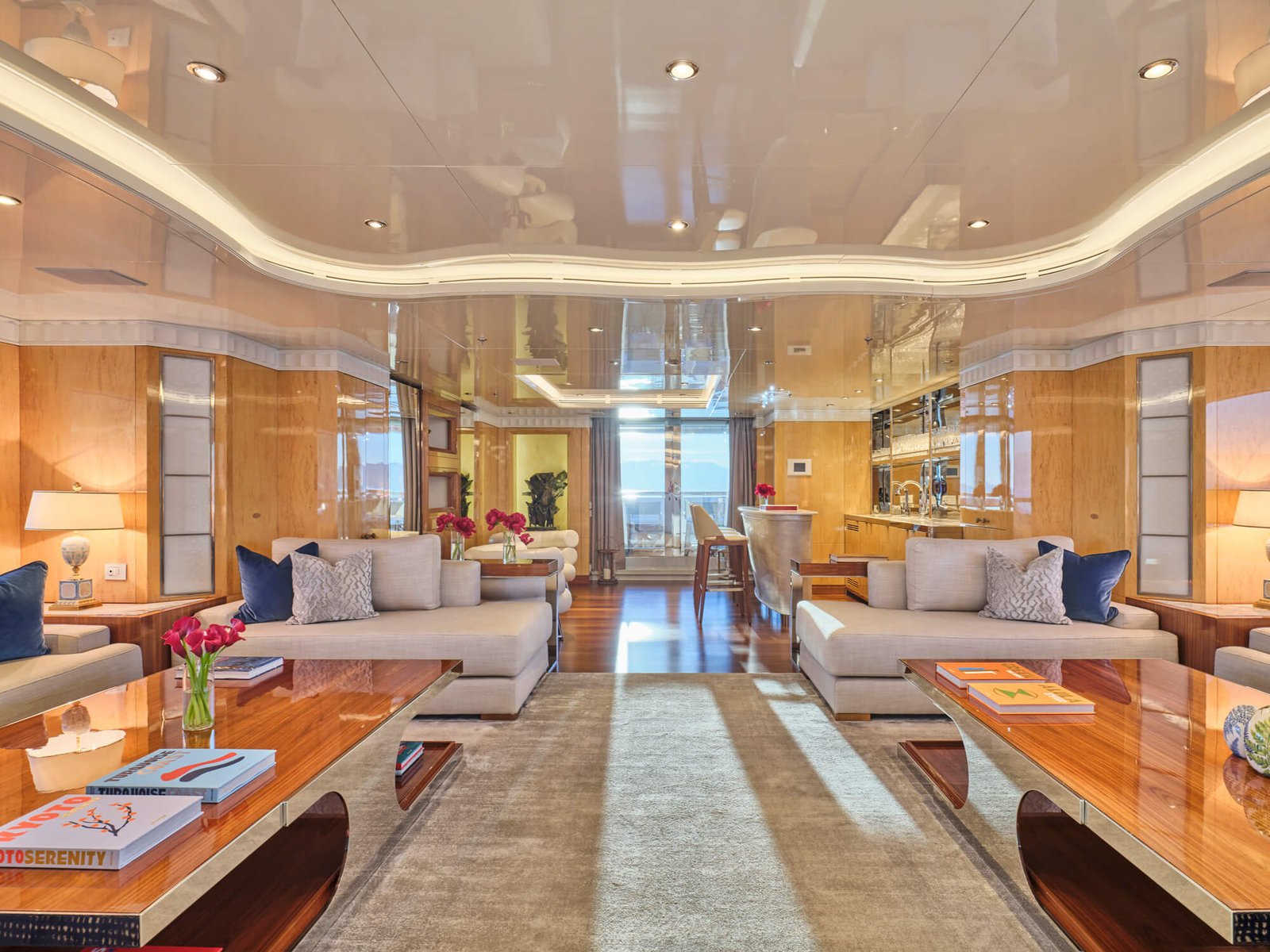 Exterior profile of the 56m SEAKID II yacht charter cruising in the Mediterranean.