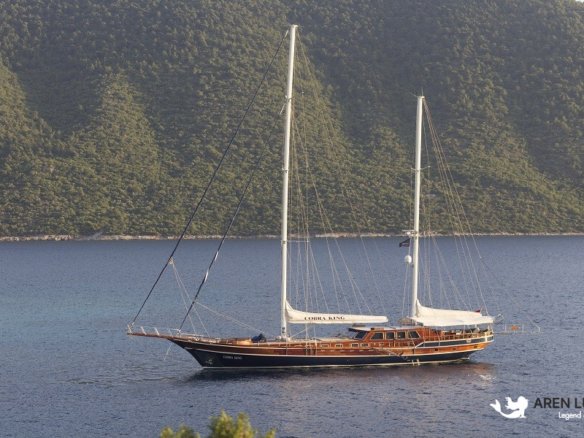 Cobra King luxury gulet yacht for private charter in Turkey.