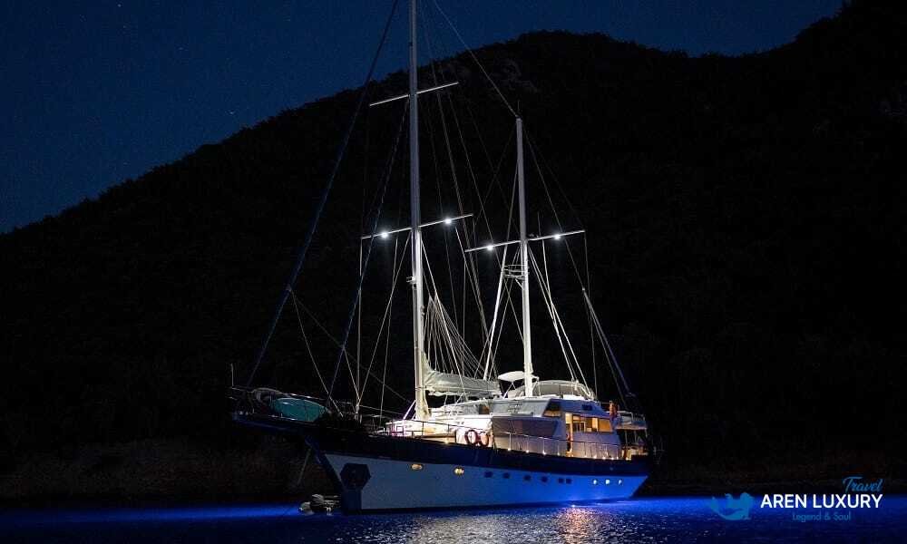 Gulet charter Bodrum Turkey sailing in the Aegean Sea