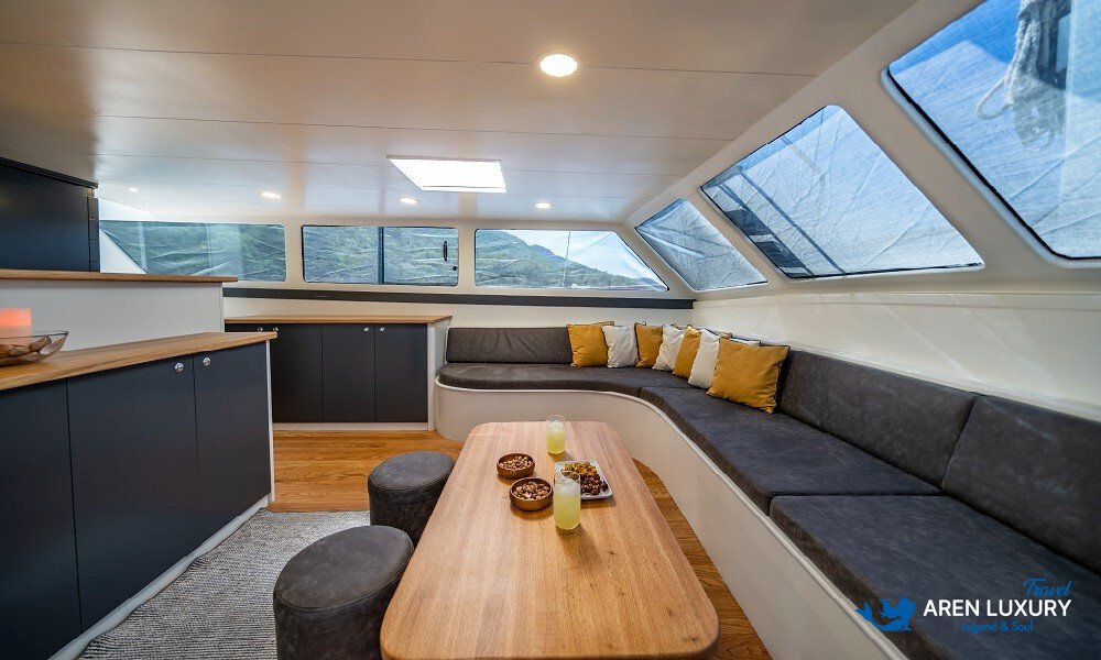 Gulet charter in Turkey with luxury traditional wooden yacht