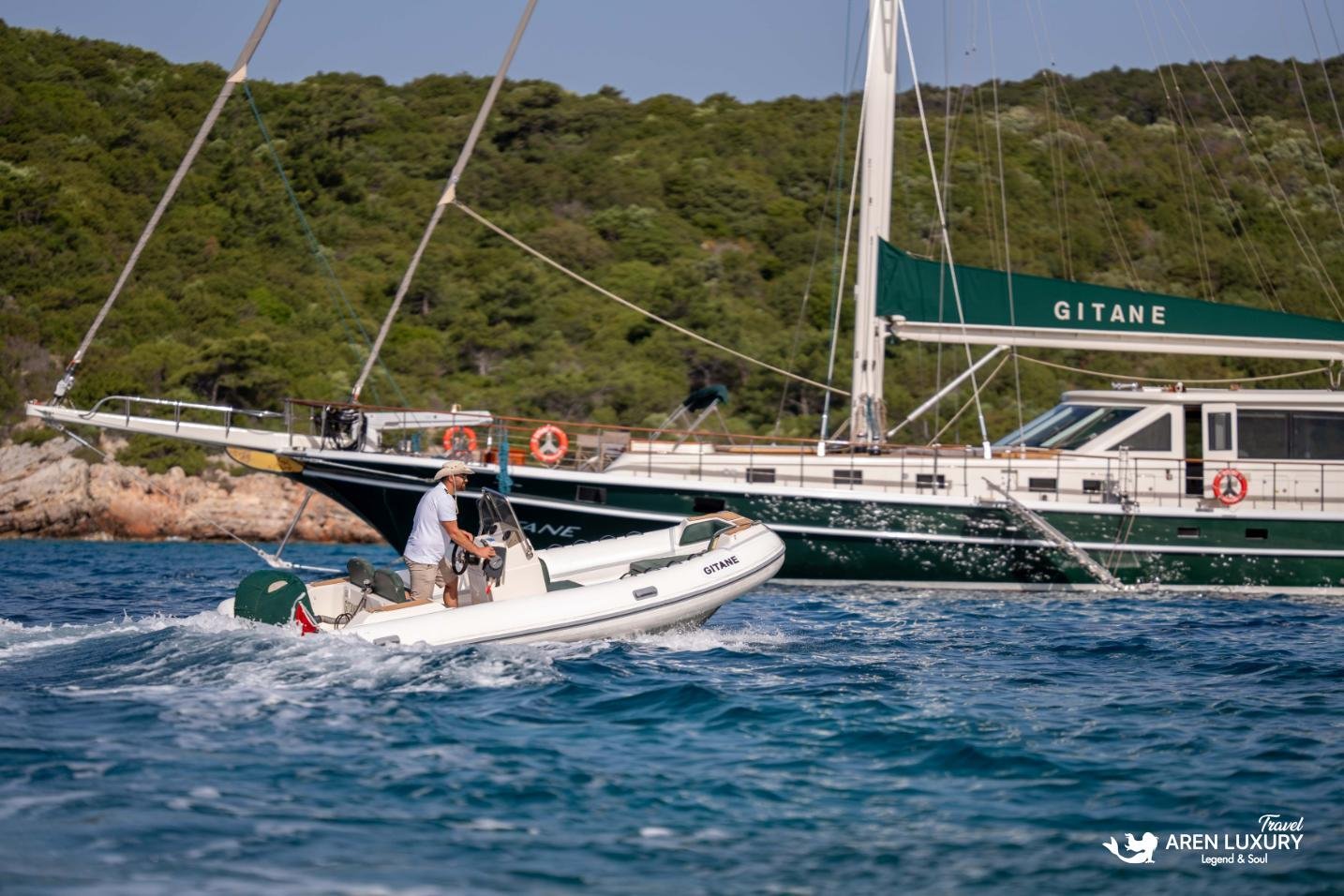 Water sports equipment on Gulet Gitane private gulet charter