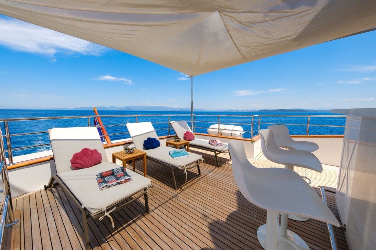 ottavia-iv-yacht-charter (23) The 39m Ottawa IV Yacht Charter cruising the Mediterranean coast.