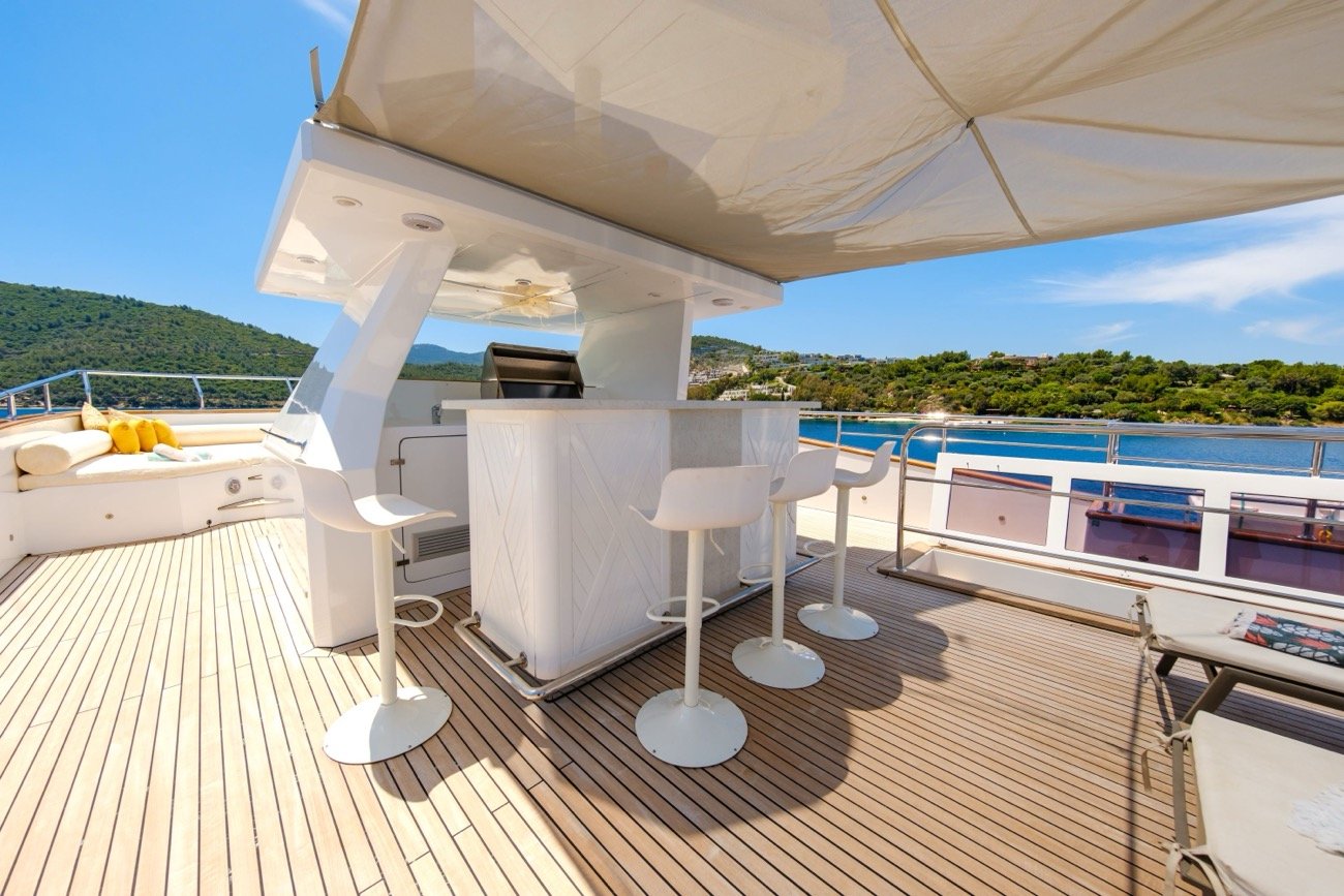 ottavia-iv-yacht-charter (25) The 39m Ottawa IV Yacht Charter cruising the Mediterranean coast.