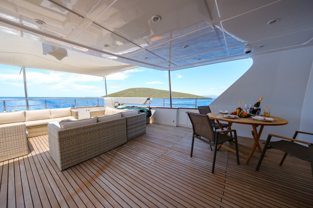 ottavia-iv-yacht-charter (26) The 39m Ottawa IV Yacht Charter cruising the Mediterranean coast.