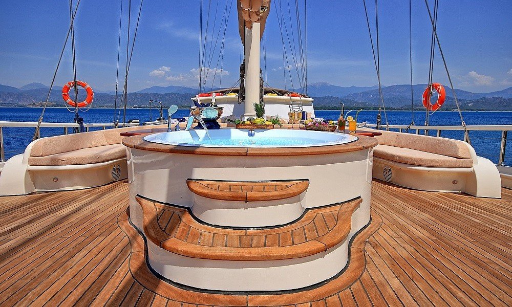 40m luxury sailing gulet charter in Turkey and Greece