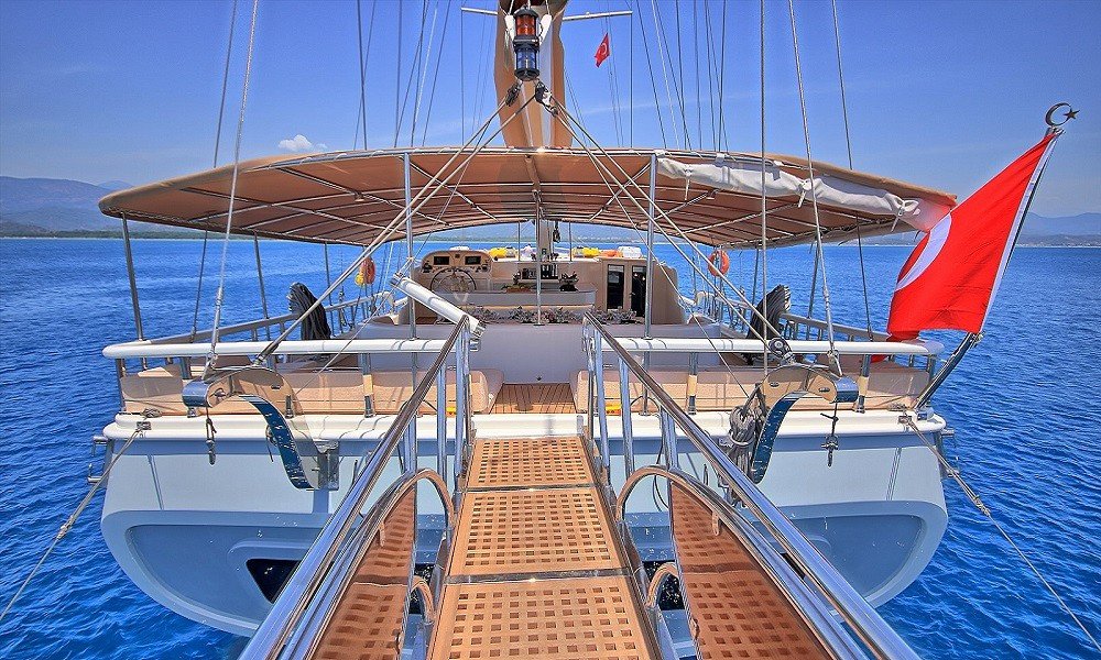 40m luxury sailing gulet charter in Turkey and Greece