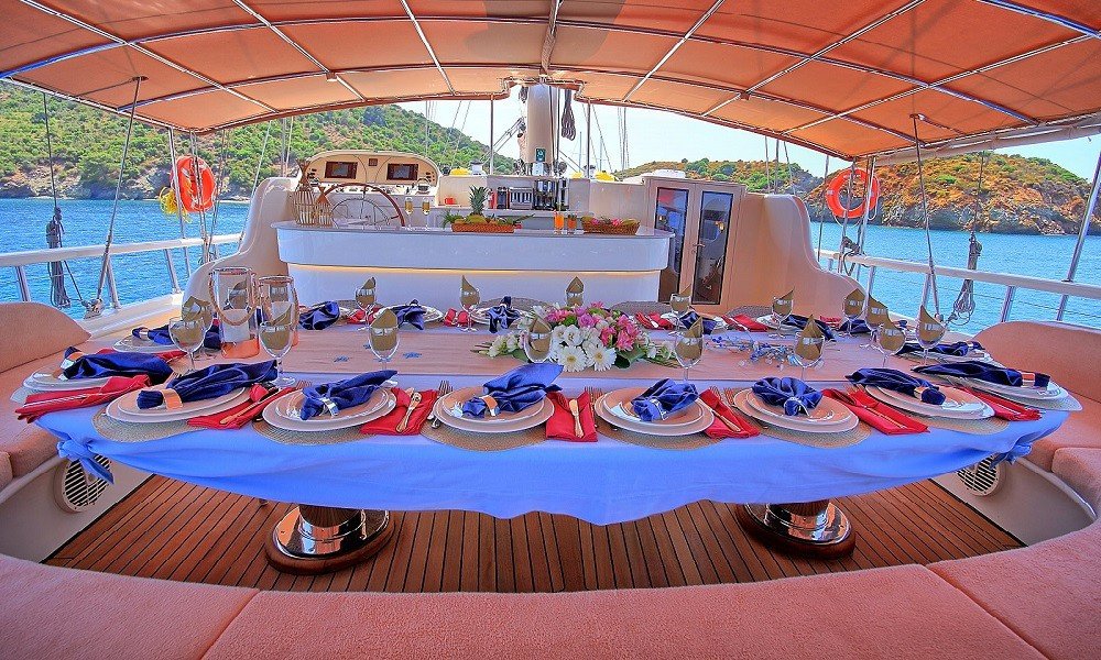 40m luxury sailing gulet charter in Turkey and Greece