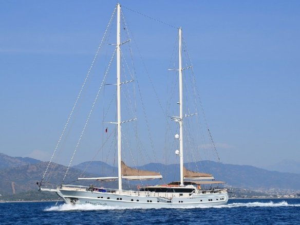 Queen of Salmakis luxury gulet charter Turkey and Greece exterior