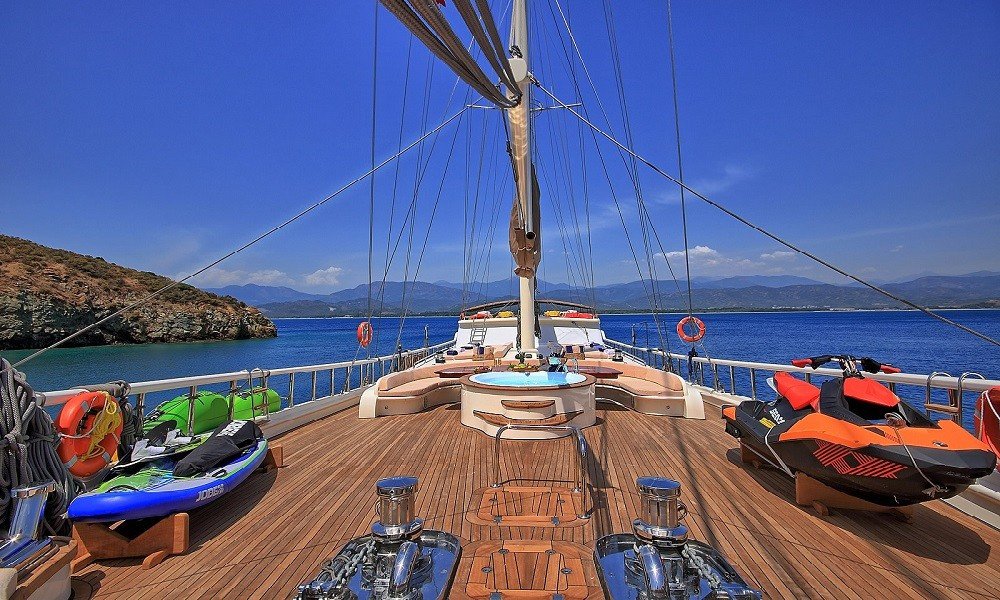 Queen of Salmakis luxury gulet charter Turkey and Greece exterior