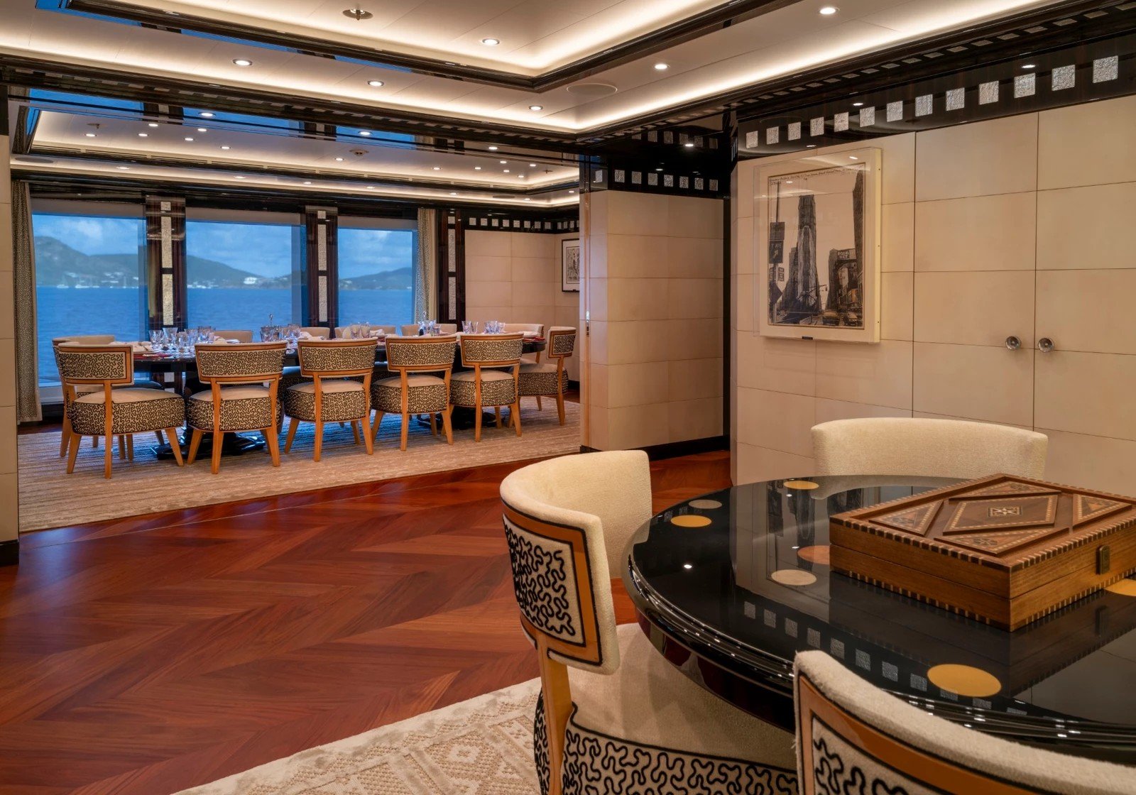 alfa-nero-luxury-yacht-charter (13) Alfa Nero Superyacht Dining Room