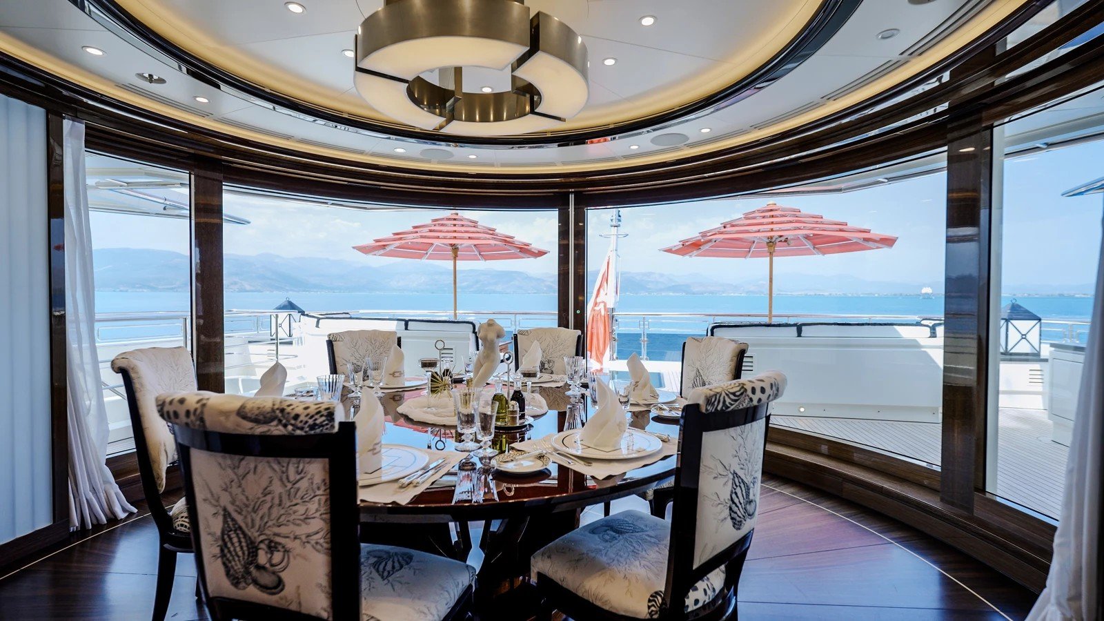 alfa-nero-luxury-yacht-charter (17) Alfa Nero Superyacht Dining Area
